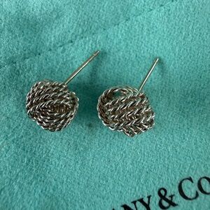 Tiffany & Co. Love Knot Silver Earrings